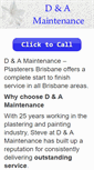 Mobile Screenshot of dnaplasterersbrisbane.com.au